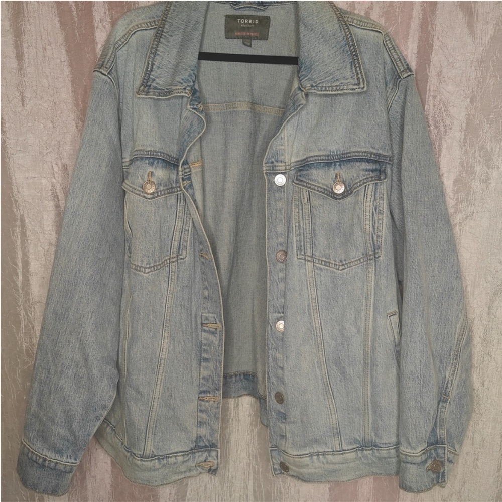 Torrid Blue Jean Jacket Relaxed Fit